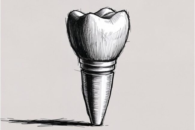 Dental implant procedure by Dr. Onur Ademhan. Dr. Onur Ademhan tarafından implant tedavisi