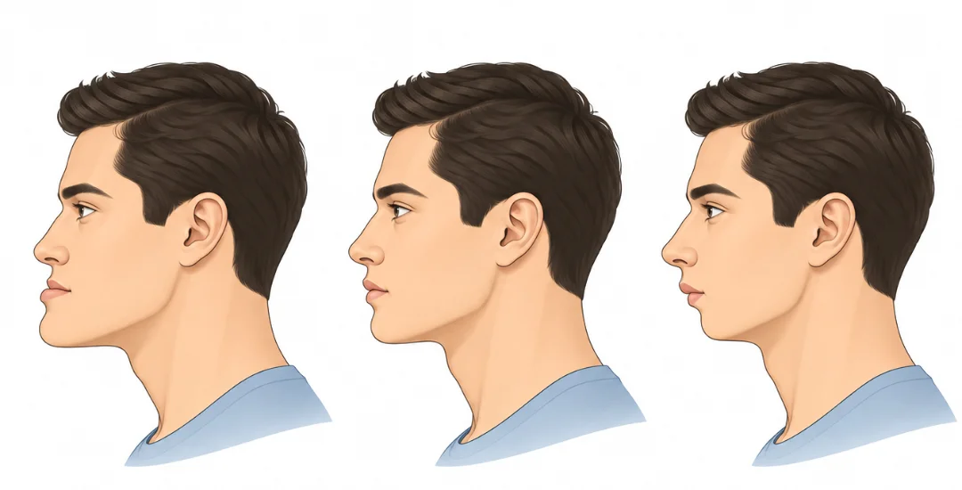 Underbite and overbite comparison showing jaw misalignment and bite differences, dr onur ademhan